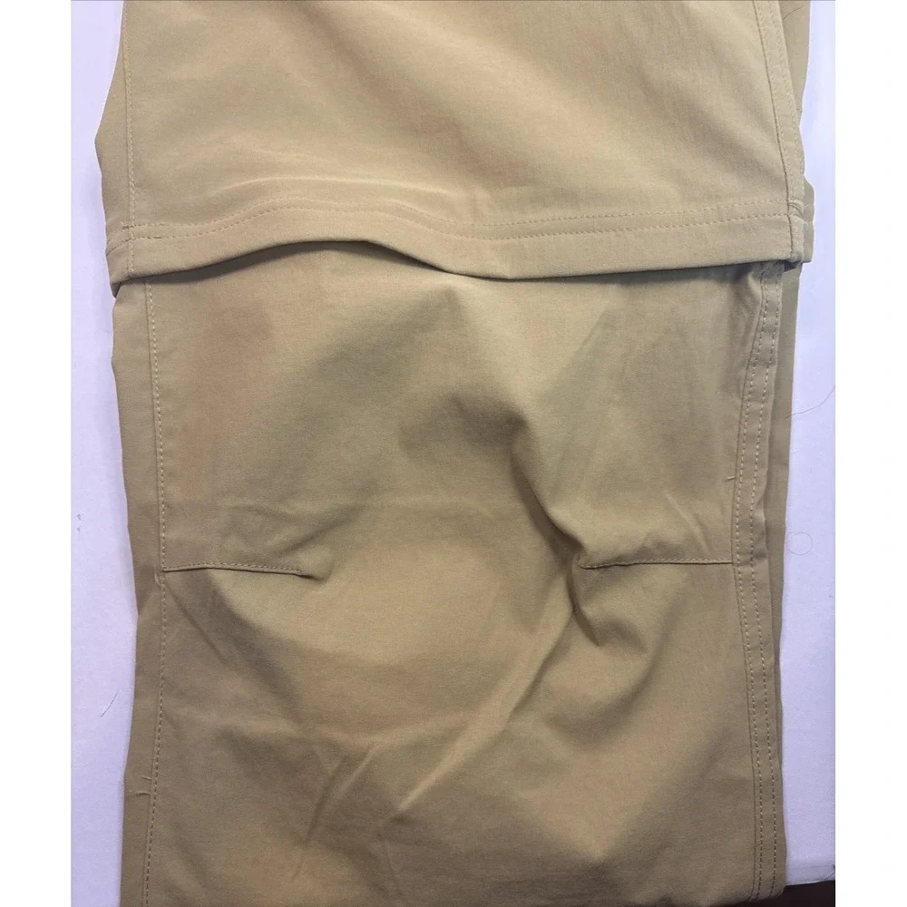 Eddie Bauer Mens‎ Tech Hiking Pants Size 40 x 32 Stretch Fishing Travel Khaki